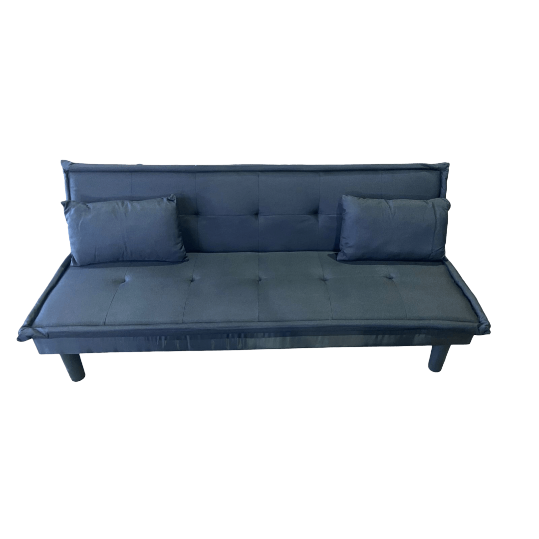 Calabria Black Sofa Bed w/pillows - Image 2