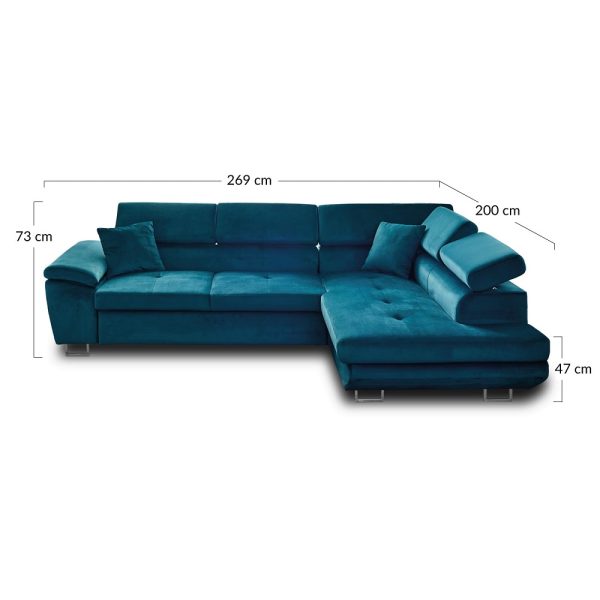 Dimas Convertible Corner Sofa w/storage - Image 5