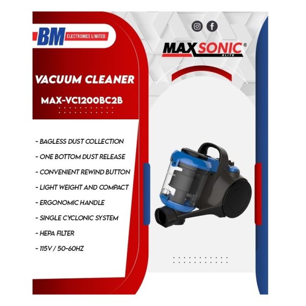 Maxsonic Bagless Vaccum - Image 2