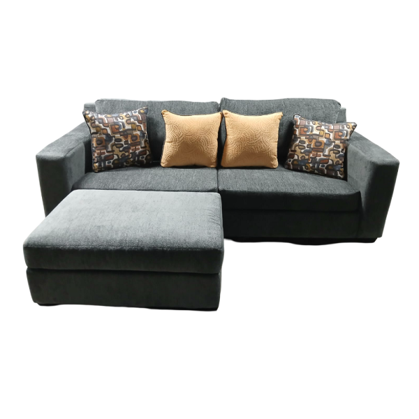 Westport Sofa + Large Ottoman Yoga Steel