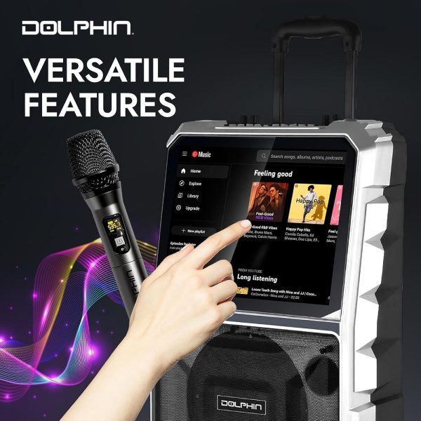Dolphin Karaoke Machine w/14" Tablet Screen - Image 2