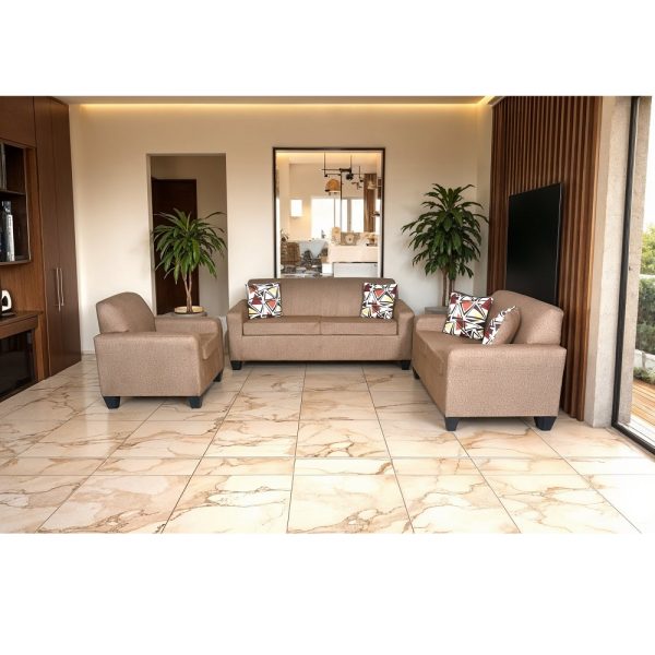 Logan Hilton Brown 3+2+1 Living Room Set