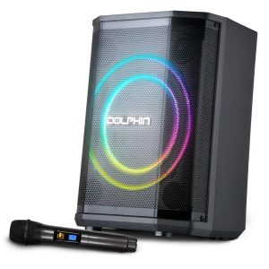 Dolphin 8" Bluetooth Rechargeable Party Speaker
