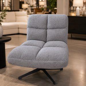 Sherpa Grey Accent Chair