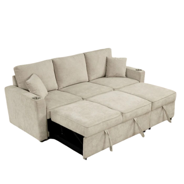 Kendal Sleep Sofa Sectional Beige