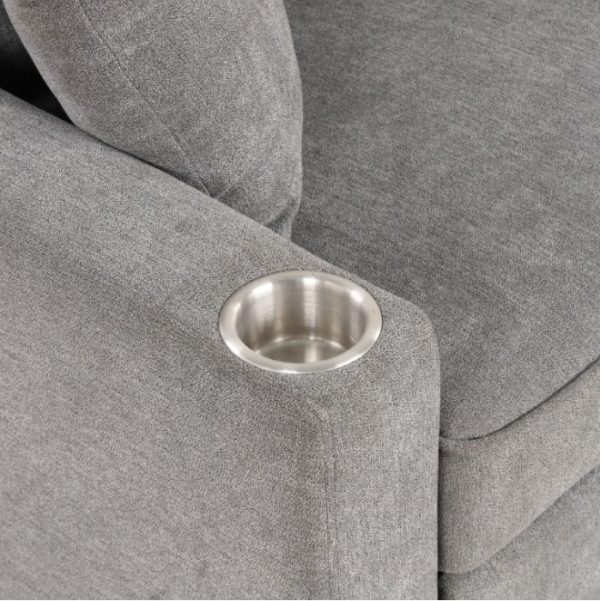 Kendal Sleep Sofa Sectional Grey - Image 4