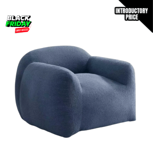 Lay-Zee Bean Bag Chair Blue