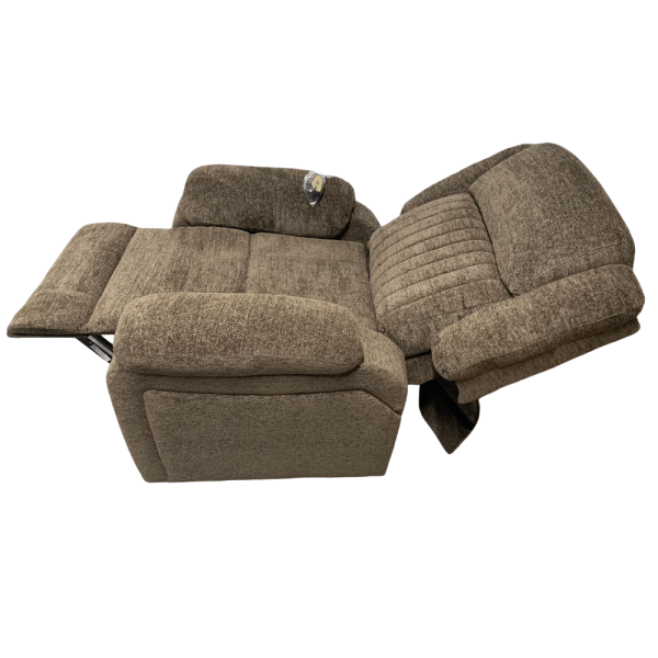Brown Power Lift Recliner w/8 vibration massage - Image 4