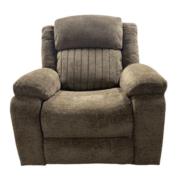Brown Power Lift Recliner w/8 vibration massage