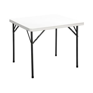White Square Folding Table