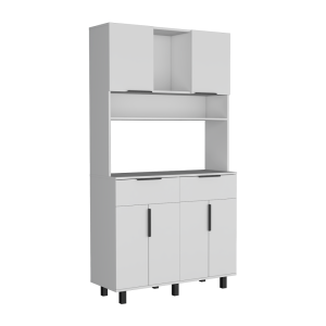 6 Door 2 Drawer Cupboard