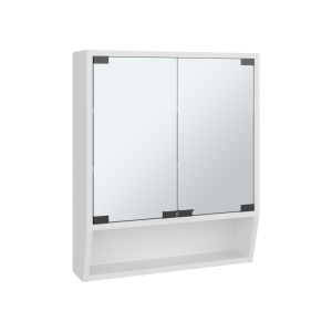 2 Mirror Door Bathroom Cabinet
