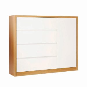 E-Sale – 1 Door 4 Drawer Chest