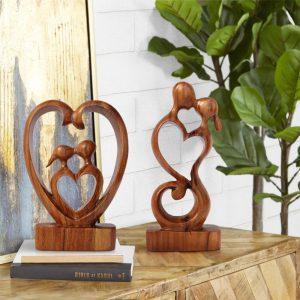 Couple Sculpture Natural