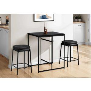 3pc Black Pub Set
