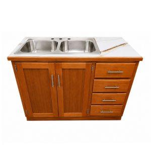 2 Door 4 Drawer Kitchen Cupboard w/Sink
