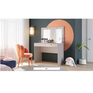 ONLINE ONLY- Charming Led Dressing Table Off White