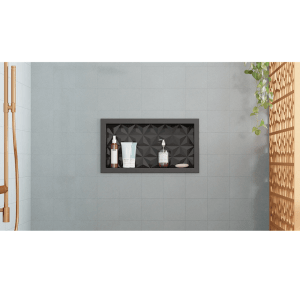 Textured Synthetic Marble Bathroom Niche