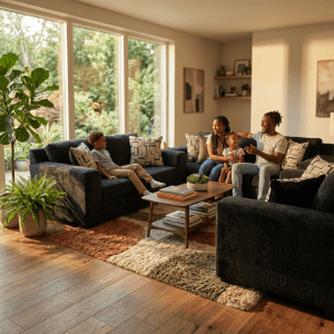Westport Sofa + Love Seat + XL Chair Boyd Midnight