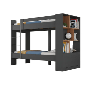Twin Size Bunk Bed w/Bookcase GR
