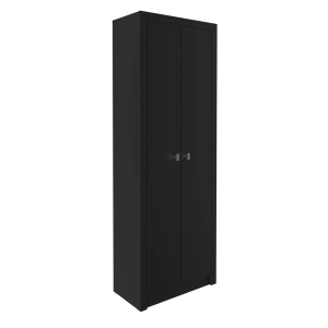 ONLINE ONLY- Office Cabinet w/2 Doors Black